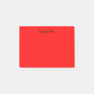 Custom Red Post-it Notes