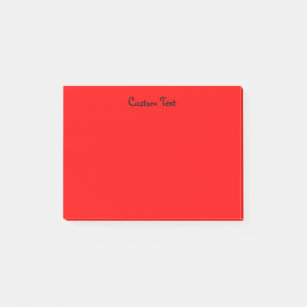 Custom big Post-it® notes with red tulip flower, Zazzle