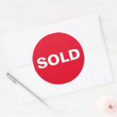 Custom round sale price stickers for business