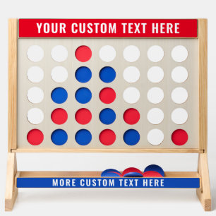 Custom Red White Blue Fast Four