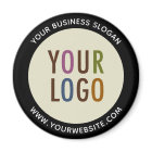 Custom Refrigerator Magnet with Company Logo Round