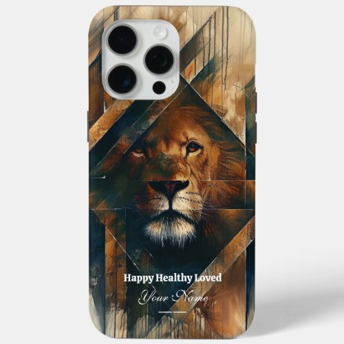 Custom  Regal Lion iPhone 15 ProMax Case