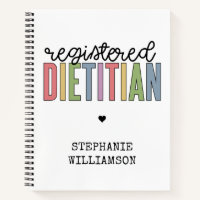 Custom Registered Dietitian Multicolored RD