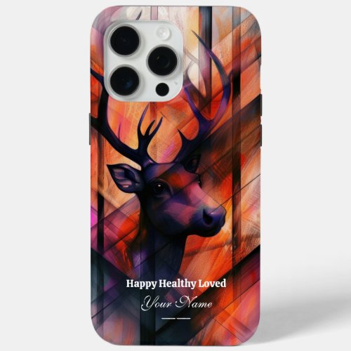Custom  Reindeer Aura iPhone 15 ProMax Case