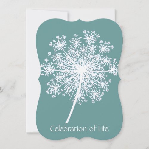 Custom Remembrance Celebration of Life Invitation