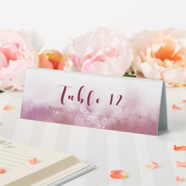 Custom Reserved table No. family of the bride Tent (In SItu (Wedding))