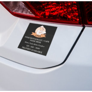 Custom Restaurant or Café Logo Sticker