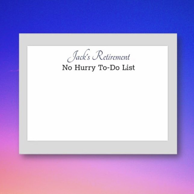 Custom Retiree's humorous post it notes (Creator Uploaded)