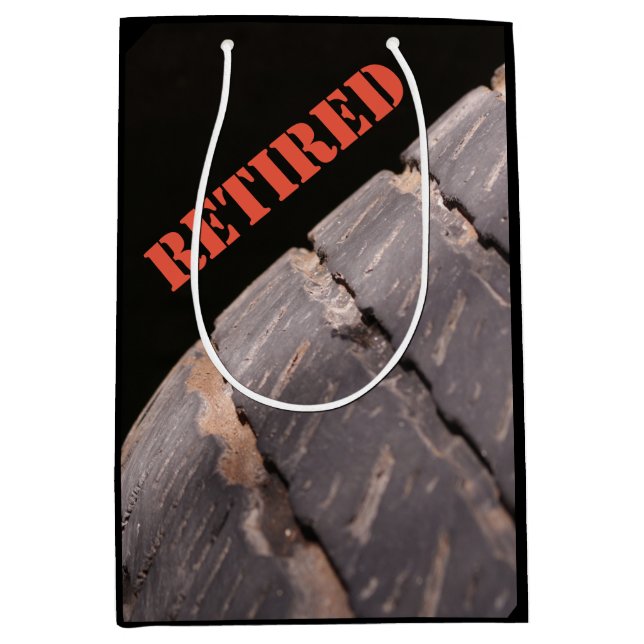 Custom Retirement Gift Bag (Front)