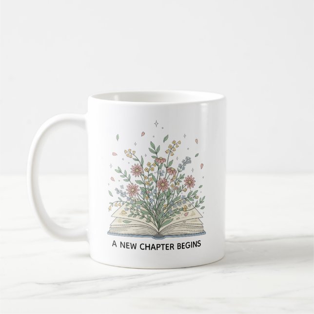 Custom Retirement Mug, Personalized Happy Retireme Coffee Mug (Left)