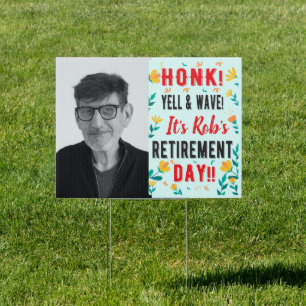 Custom Retirement Retirement party gift Sign