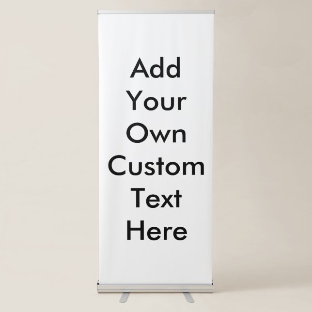 Custom Retractable Banner (Front)