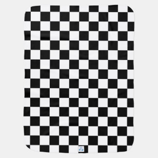 Custom Retro 90s Race Team Number Baby Blanket