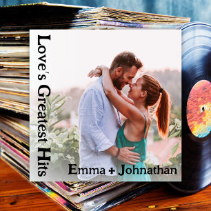 Custom Retro Album Cover Music Wedding Invitation