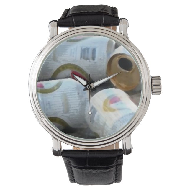 Custom retro beer watch (Front)