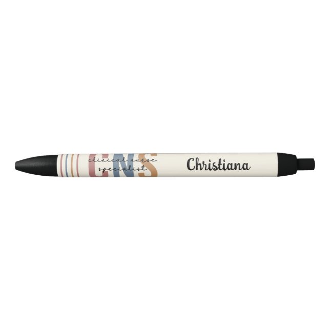 Custom Retro CNS Clinical Nurse Specialist Pen (Front)
