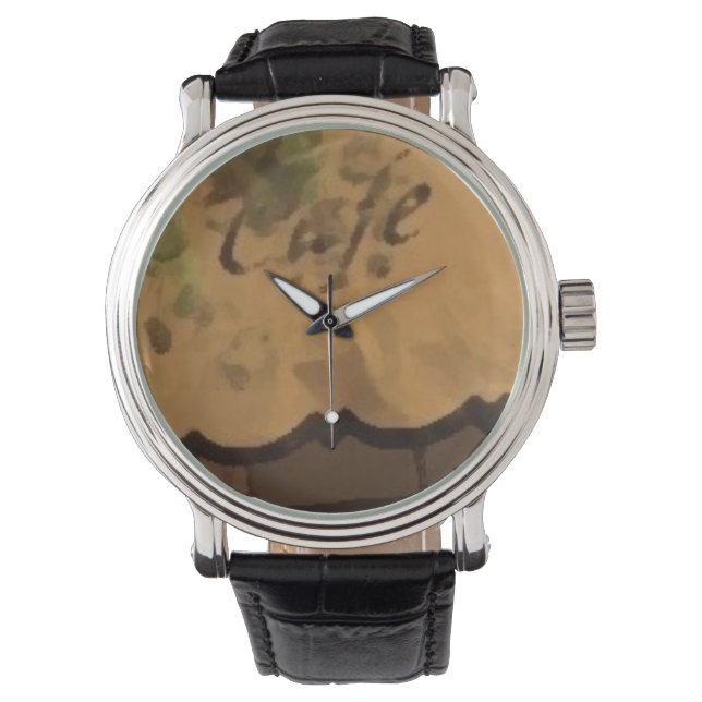 Custom retro COFFE Watch (Front)