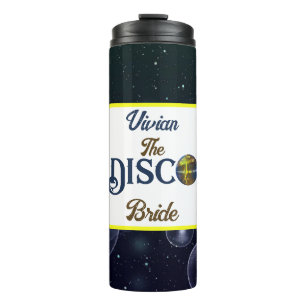 Custom  Retro Disco Bachelorette Party Disco Bride Thermal Tumbler