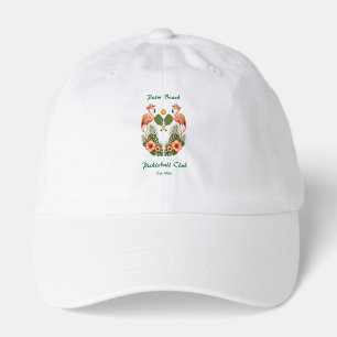 Custom Retro Flamingo Pickleball Club Sports Hat