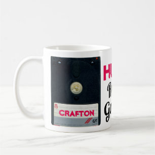 Custom Retro Gaming Floppy Disk 3 inch CPC 6128 Coffee Mug