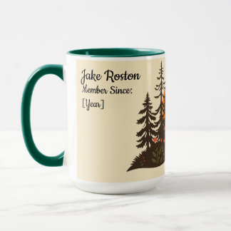 Custom Retro Hiking Club 70s Style Adventure Mug