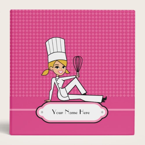 Custom Retro Illustrated Recipe Binder Custom Retro Illustrated Recipe Binder