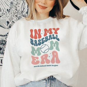 Custom Retro "In My Baseball Mom Era" Sweatshirt