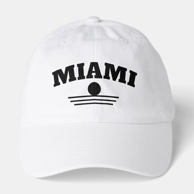 Custom Retro Miami | Olive Green & Tan Mesh Hat (Front)