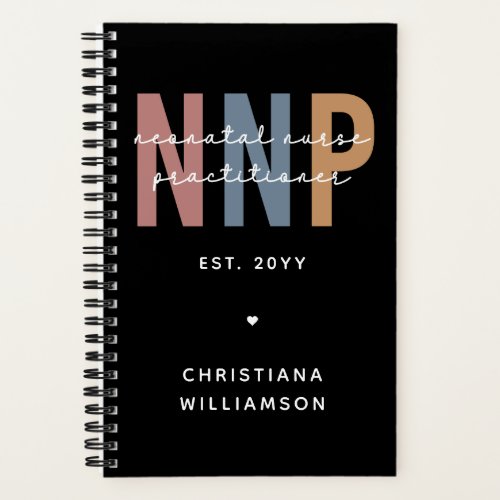 Custom Retro NNP Neonatal Nurse Practitioner Notebook