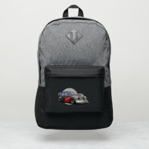 Custom retro race car port authority® backpack
