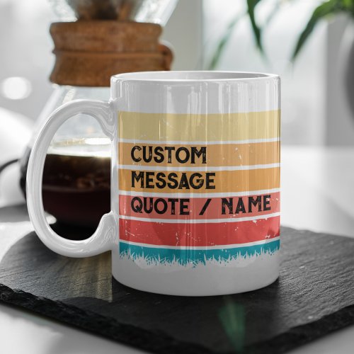 Custom Retro Styled Dalmatian Dog Lover Trainer Coffee Mug
