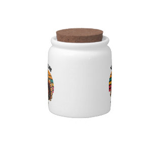 Custom Retro Thanksgiving Turkey Gamer Candy Jar