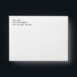 Custom Return Address Envelopes 4.25 x 5.6 Cards<br><div class="desc">Customize your envelopes with your font and color!</div>