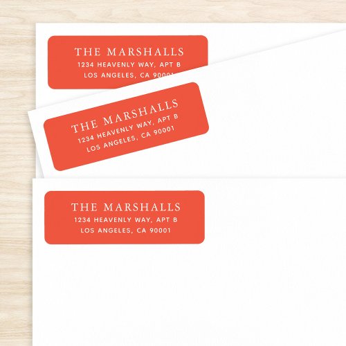 Custom Return Address Labels