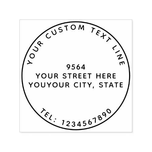 Custom Return Address Self Ink Stamp