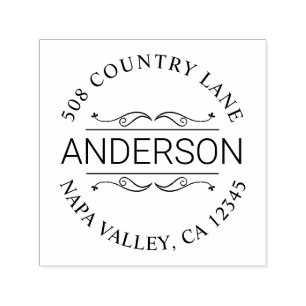 Custom Return Address Self-inking Stamp