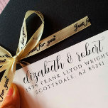 Custom Return Address Stamp For Wedding Invites<br><div class="desc">If you're planning a wedding, then you know that one of the most important details is your invitations. But what if you want to add a personal touch? A custom return address stamp can do just that! Not only will it make your invites look more special, but it can also...</div>