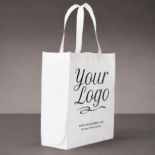 Custom Reusable Grocery Bag Promotional Logo
