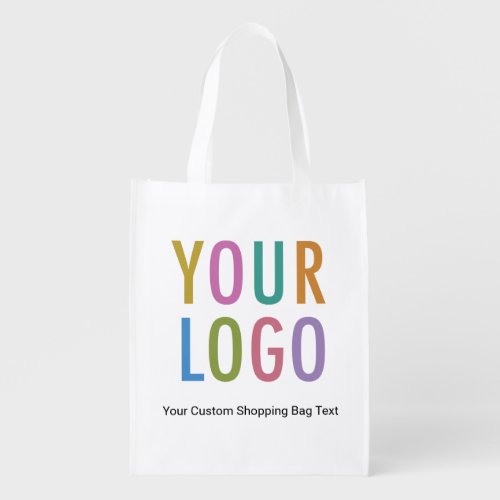 Custom Reusable Shopping Bag with Logo No Minimum