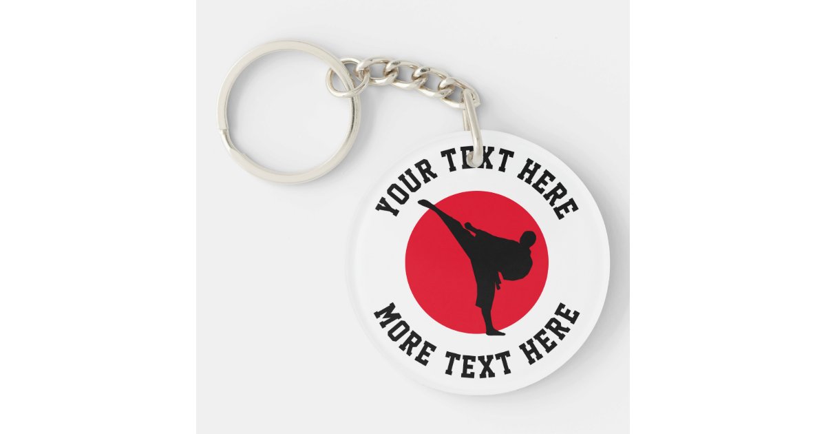  Coach Karate Martial Arts Sensei Key chain key ring : Handmade  Products
