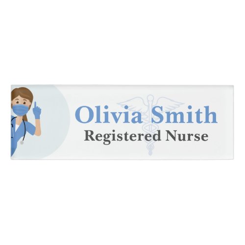 Custom RN Nurse Name and Position Name Tag