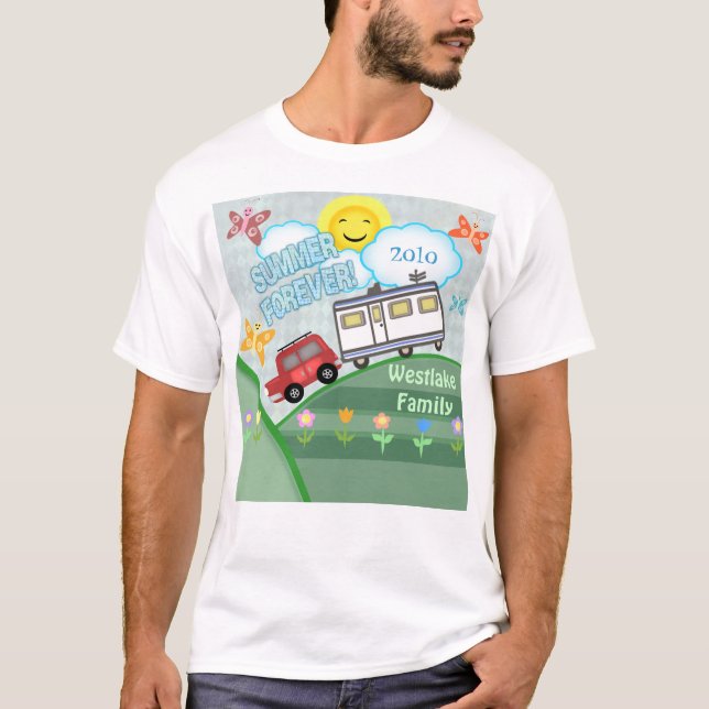 Custom Road Trip Family  Vacation T-Shirt (Front)