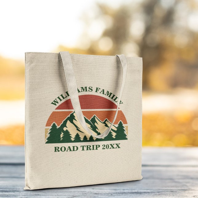 Custom Road Trip or Outdoor Family Reunion Tote Bag (Creator Uploaded)