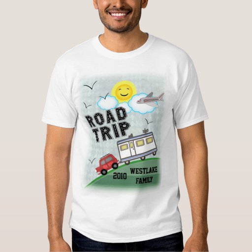 Custom Road Trip Vacation Men's T-Shirt | Zazzle