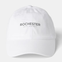 Custom Rochester Leather Patch Trucker Hat