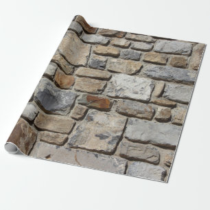 Custom Rock Wall Wrapping Paper