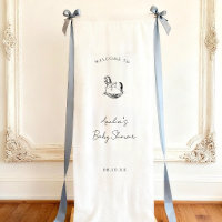 Custom Rocking Horse Baby Shower Welcome