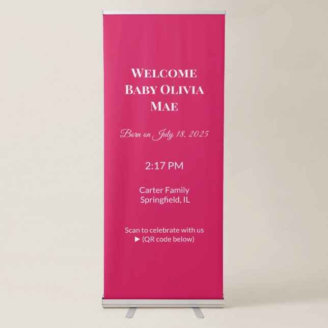 Custom Roll Up Banner Stand | Pop Up Display (Front)