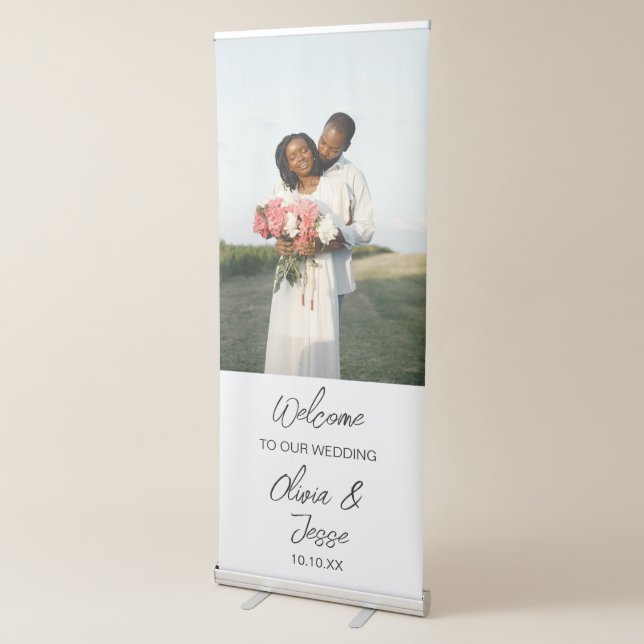 Custom Roll Up Personal Name Date Photo Display  Retractable Banner (3/4)