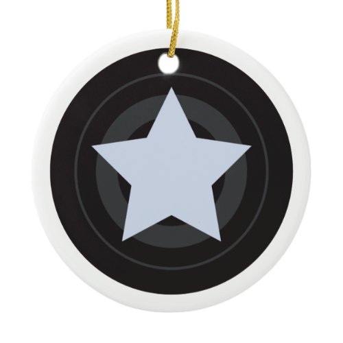 Custom Roller Derby Jammer Star Ceramic Ornament